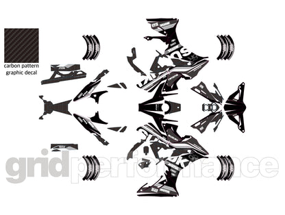 SUZUKI GSX-8R Full Graphic Vinyl Decal Kit (1-2.SERT)
