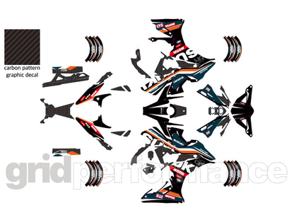 SUZUKI GSX-8R Full Graphic Vinyl Decal Kit (1-4.SERT)