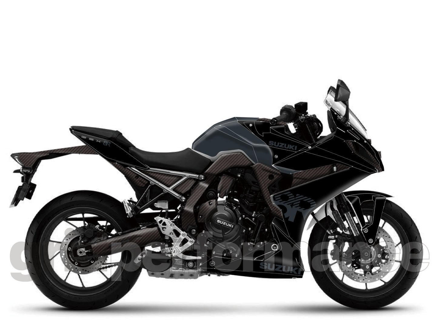 SUZUKI GSX-8R Full Graphic Vinyl Decal Kit (4-6)