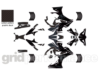 SUZUKI GSX-8R Full Graphic Vinyl Decal Kit (4-6)