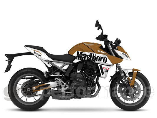 SUZUKI GSX-8S Custom Vinyl Graphic Full Decal Kit (10-5.Marlb)