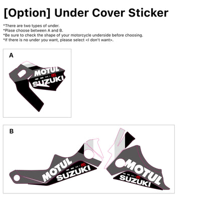 SUZUKI GSX-8S Custom Vinyl Graphic Decal Kit (3.S-R-R)