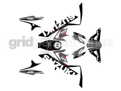 SUZUKI GSX-8S Custom Vinyl Graphic Decal Kit (3.S-R-R)