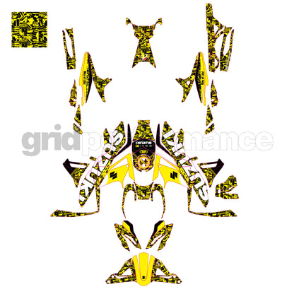 SUZUKI GSX-8S Custom Vinyl Graphic Decal Kit (9-0)