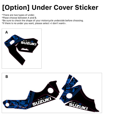 SUZUKI GSX-8S Custom Vinyl Graphic Decal Kit (9-1)