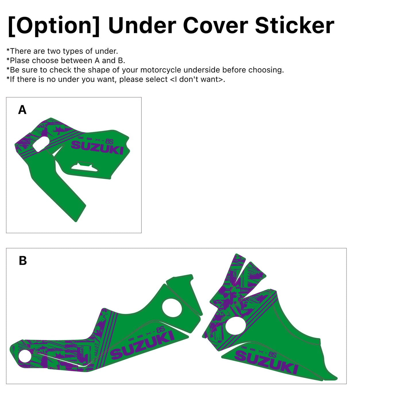 SUZUKI GSX-8S Custom Vinyl Graphic Decal Kit (9-10)