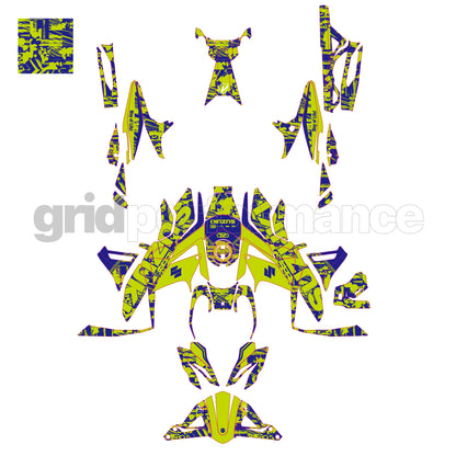 SUZUKI GSX-8S Custom Vinyl Graphic Decal Kit (9-7)