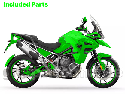 Triumph Tiger 1200 GT Explorer Graphic Full Decal Vinyl Kit (2-1.Red B)