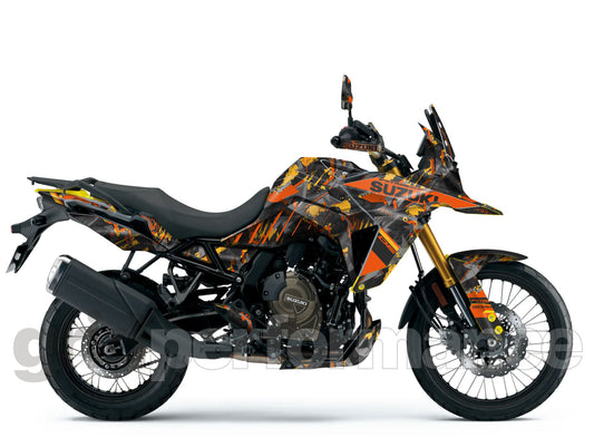 SUZUKI V-Strom 800 DE Graphic Decal Sticker Kit (2-1.Vivid Ops)