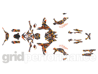 SUZUKI V-Strom 800 DE Graphic Decal Sticker Kit (2-1.Vivid Ops)