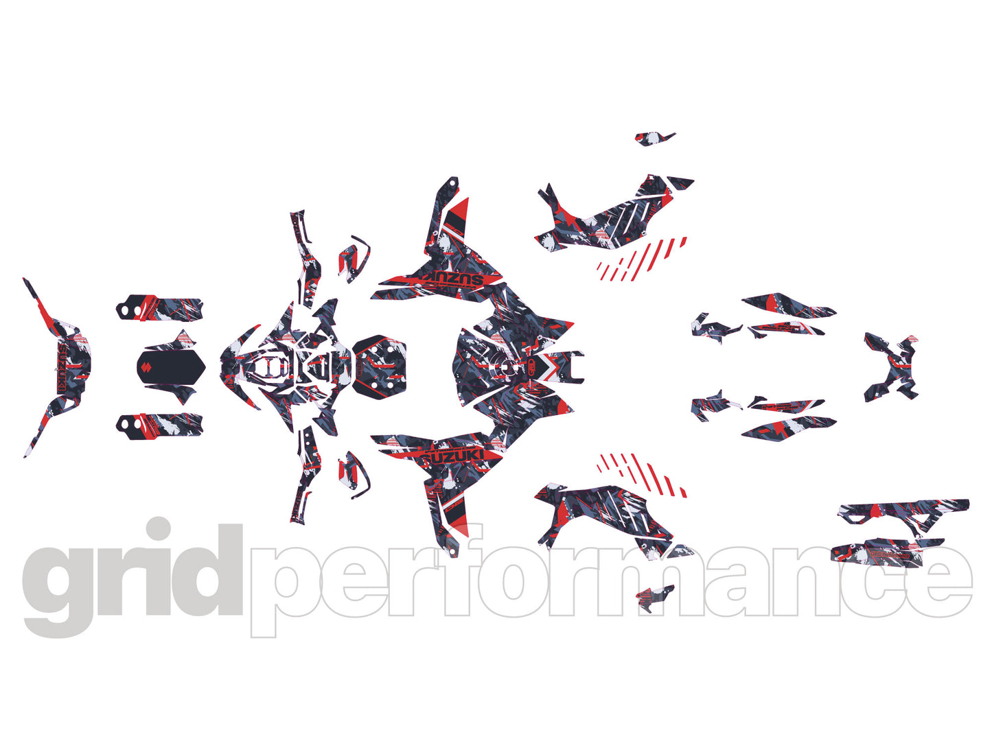 SUZUKI V-Strom 800 DE Graphic Decal Sticker Kit (2-2.Vivid Ops)