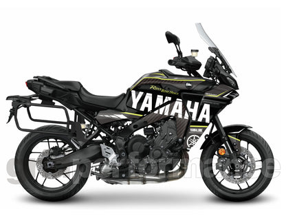 YAMAHA Tracer 9 GT+ Custom Vinyl Graphic Decal Kit (1-2.Carbon Pattern&Gray)