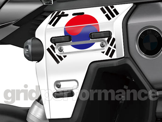BMW R1300GS ADV Adventure Tank Side Aluminum Graphic Panel Decal (10.KOREA)