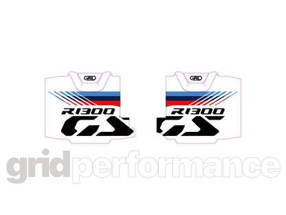 BMW R1300GS Adventure Pannier & Top Box Rear Reflective Decal Sticker (1-0.M)