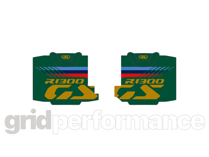 BMW R1300GS Adventure Pannier & Top Box Rear Reflective Decal Sticker (1-1.M)
