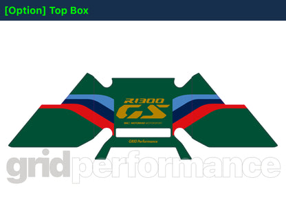 BMW R1300GS Adventure Pannier & Top Box Rear Reflective Decal Sticker (1-1.M)