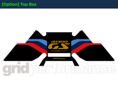 BMW R1300GS Adventure Pannier & Top Box Rear Reflective Decal Sticker (1-2.M)