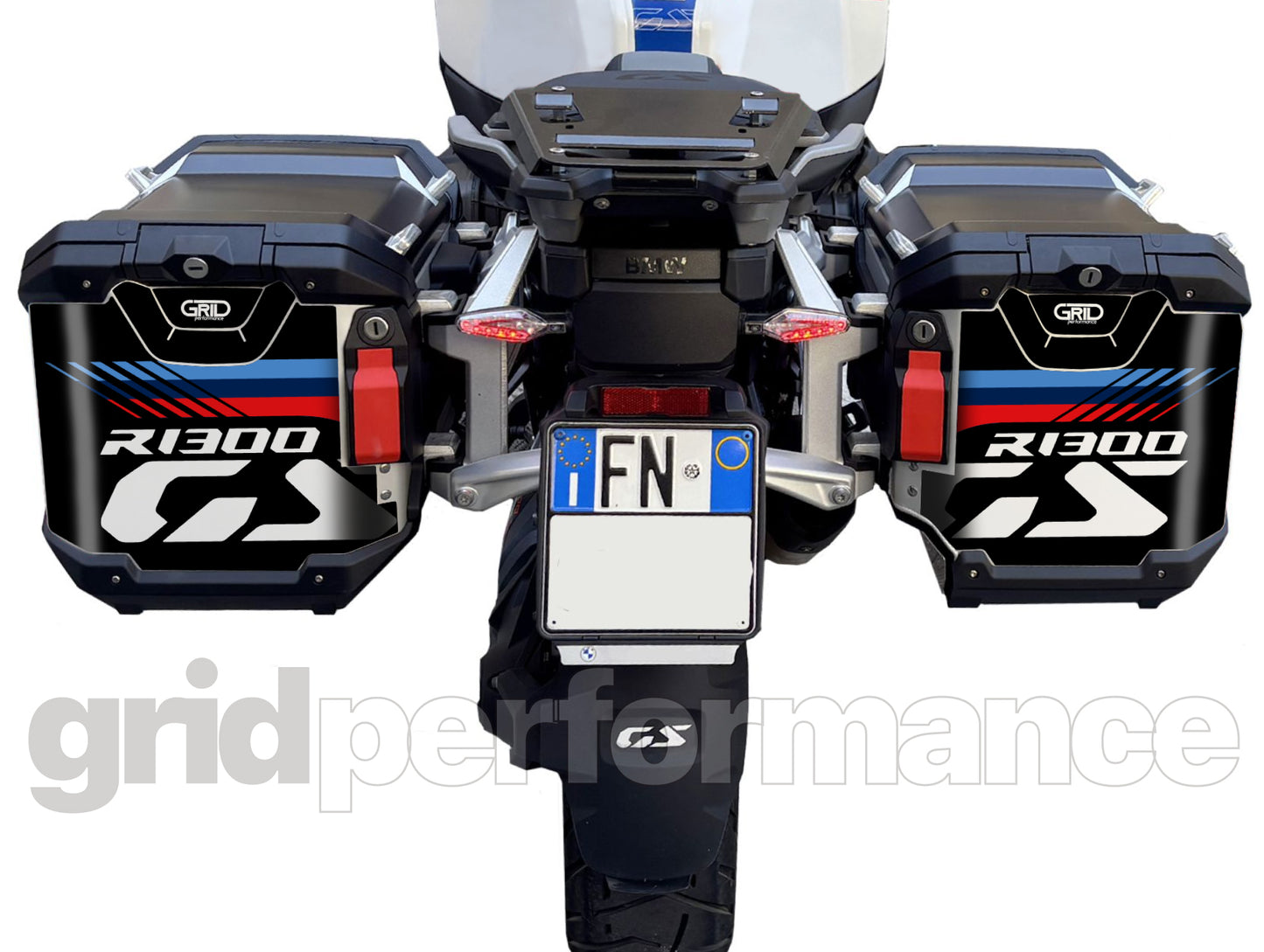 BMW R1300GS Adventure Pannier & Top Box Rear Reflective Decal Sticker (1-3.M)