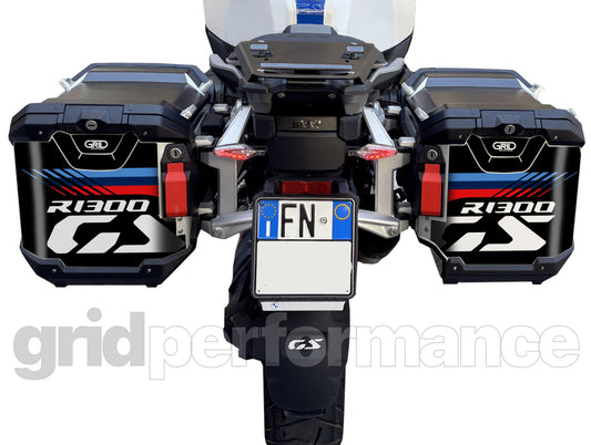 BMW R1300GS Adventure Pannier & Top Box Rear Reflective Decal Sticker (1-3.M)