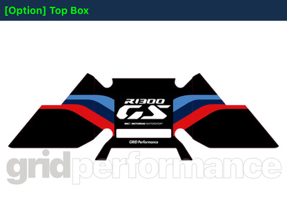 BMW R1300GS Adventure Pannier & Top Box Rear Reflective Decal Sticker (1-3.M)