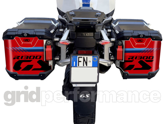 BMW R1300GS Adventure Pannier & Top Box Rear Reflective Decal Sticker (1-4.M)