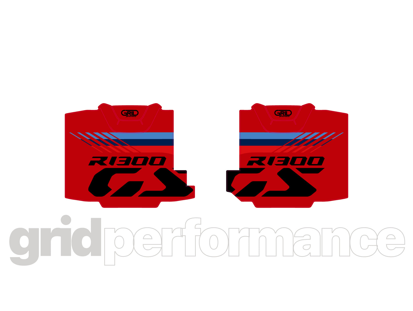 BMW R1300GS Adventure Pannier & Top Box Rear Reflective Decal Sticker (1-4.M)