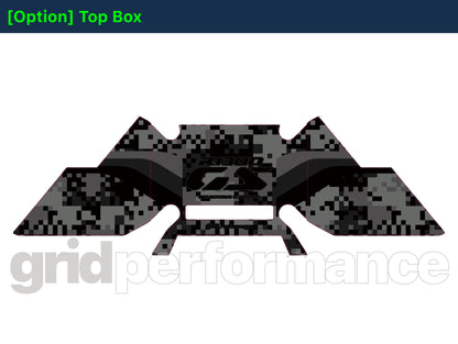 BMW R1300GS Adventure Pannier & Top Box Rear Reflective Decal Sticker (2-5.Digital Camo)