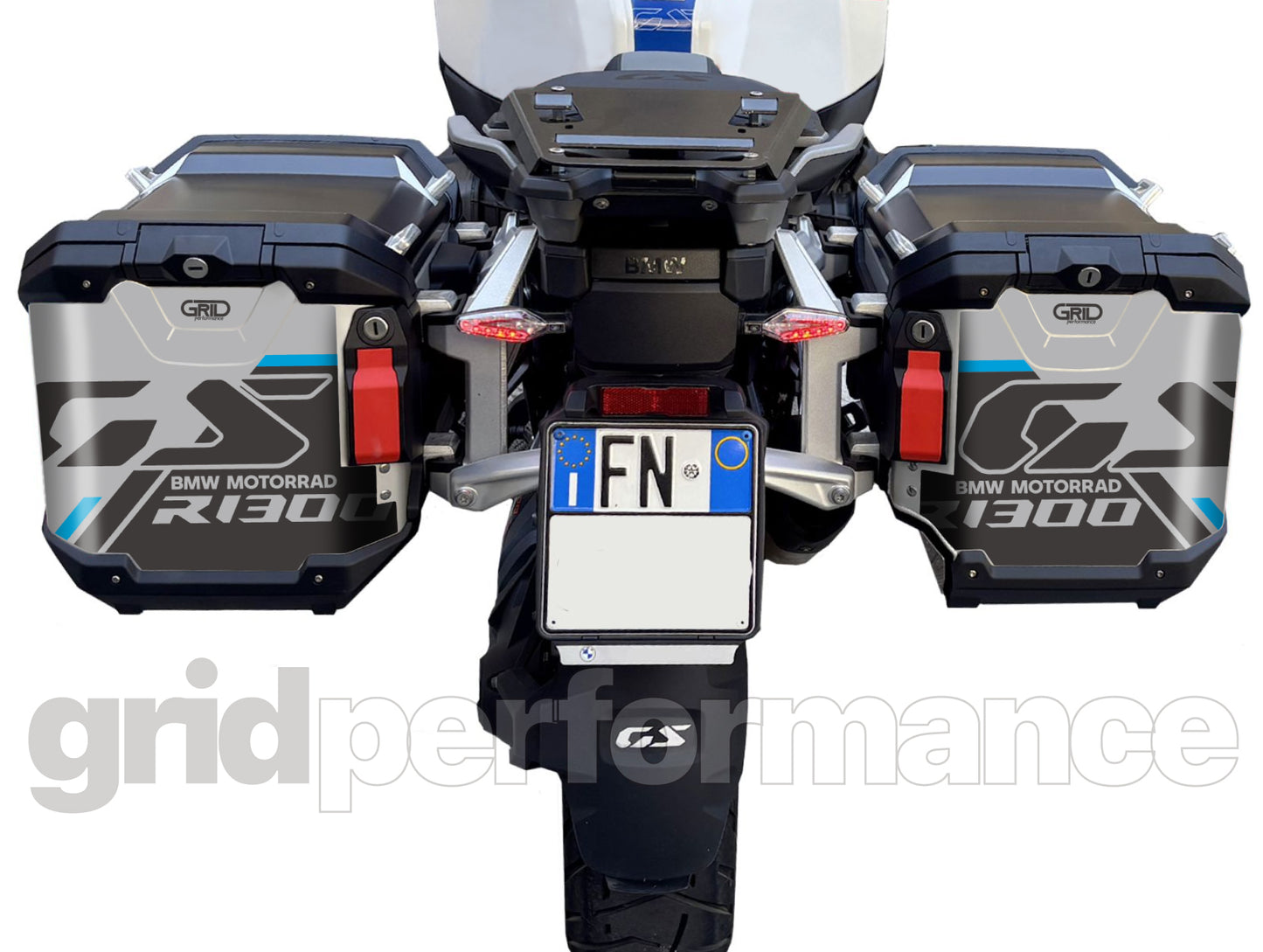 BMW R1300GS Adventure Pannier & Top Box Rear Reflective Decal Sticker (3-1.DSL)