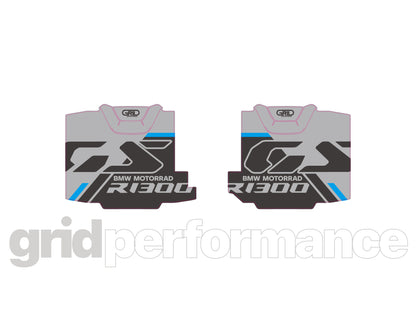 BMW R1300GS Adventure Pannier & Top Box Rear Reflective Decal Sticker (3-1.DSL)