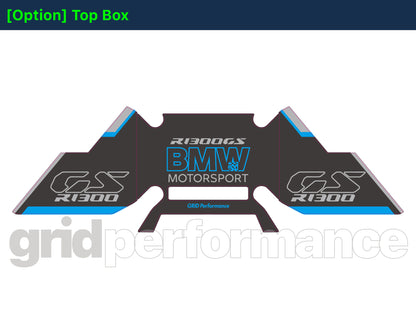 BMW R1300GS Adventure Pannier & Top Box Rear Reflective Decal Sticker (3-1.DSL)