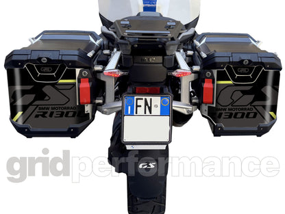 BMW R1300GS Adventure Pannier & Top Box Rear Reflective Decal Sticker (3-2.BGGY)