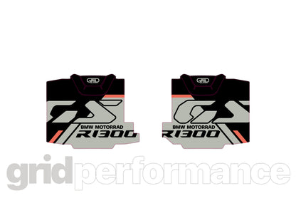 BMW R1300GS Adventure Pannier & Top Box Rear Reflective Decal Sticker (3-3.BRGP)