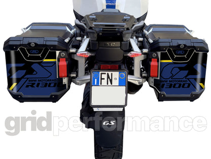 BMW R1300GS Adventure Pannier & Top Box Rear Reflective Decal Sticker (3-5.BBGO)