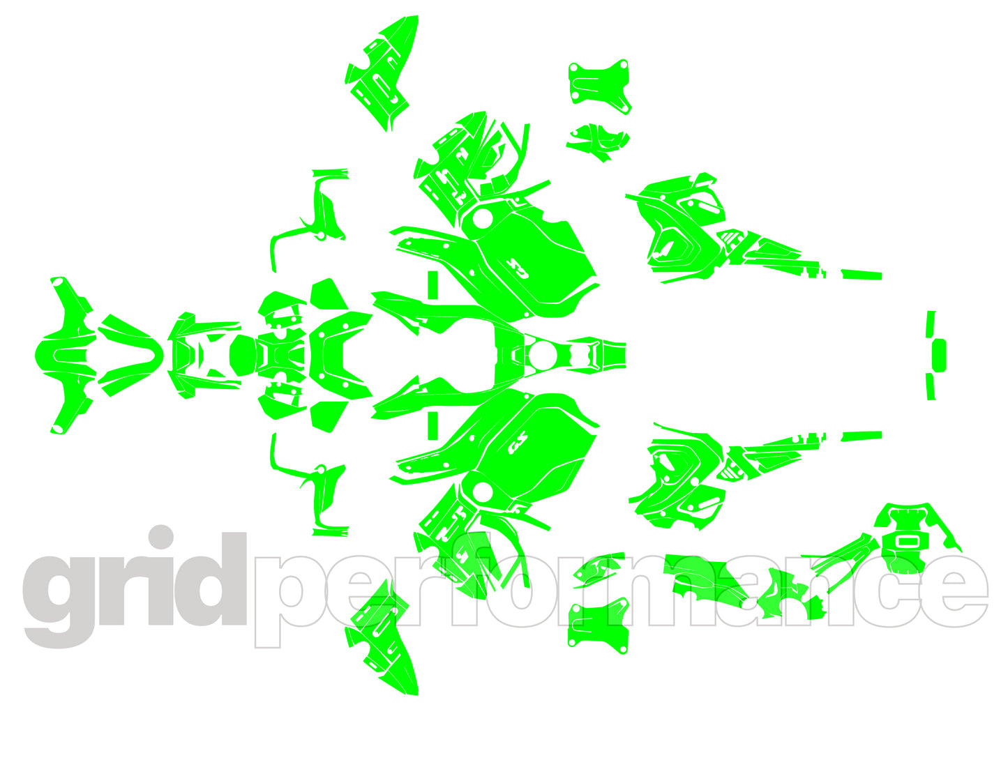 BMW R1300GS ADV Adventure Graphic Decal Sticker Kit (9-1.Camo)