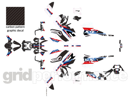 BMW R1300GS ADV Adventure Graphic Decal Sticker Kit (1-0.M)