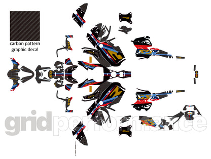 BMW R1300GS ADV Adventure Graphic Decal Sticker Kit (1-2.M)