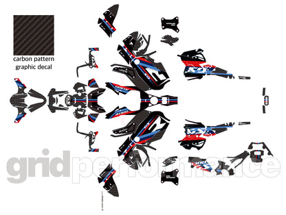 BMW R1300GS ADV Adventure Graphic Decal Sticker Kit (1-3.M)