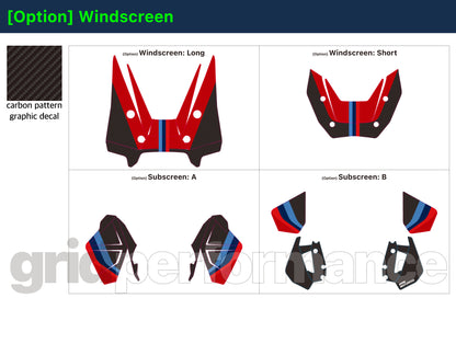 BMW R1300GS ADV Adventure Graphic Decal Sticker Kit (1-4.M)