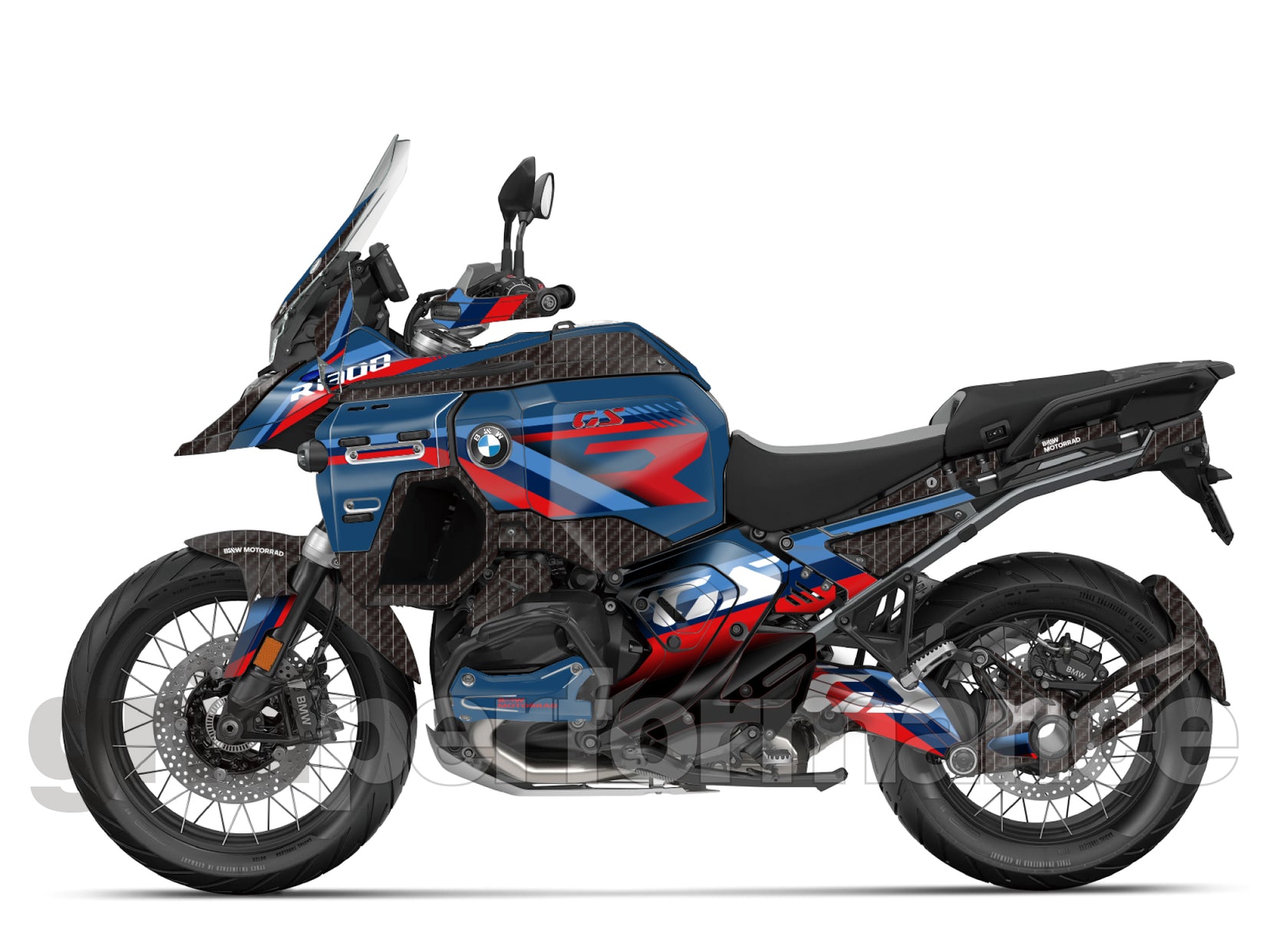 BMW R1300GS ADV Adventure Graphic Decal Sticker Kit (1-5.M) – GRID ...