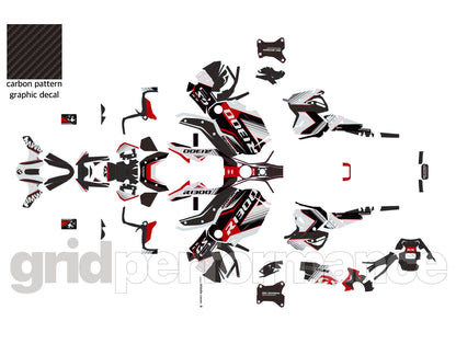 2021 HONDA CBR 650R Graphic Decal Sticker Kit (1-1.Gold RedBull) (@jr___126)