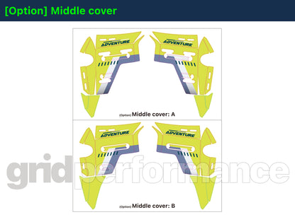 Motorcycle Fairing Decal Vinyl Sticker Kit – For BMW R1300GS ADV Adventure Type (11-10)