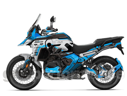 Motorcycle Fairing Decal Vinyl Sticker Kit – For BMW R1300GS ADV Adventure Type (11-2)