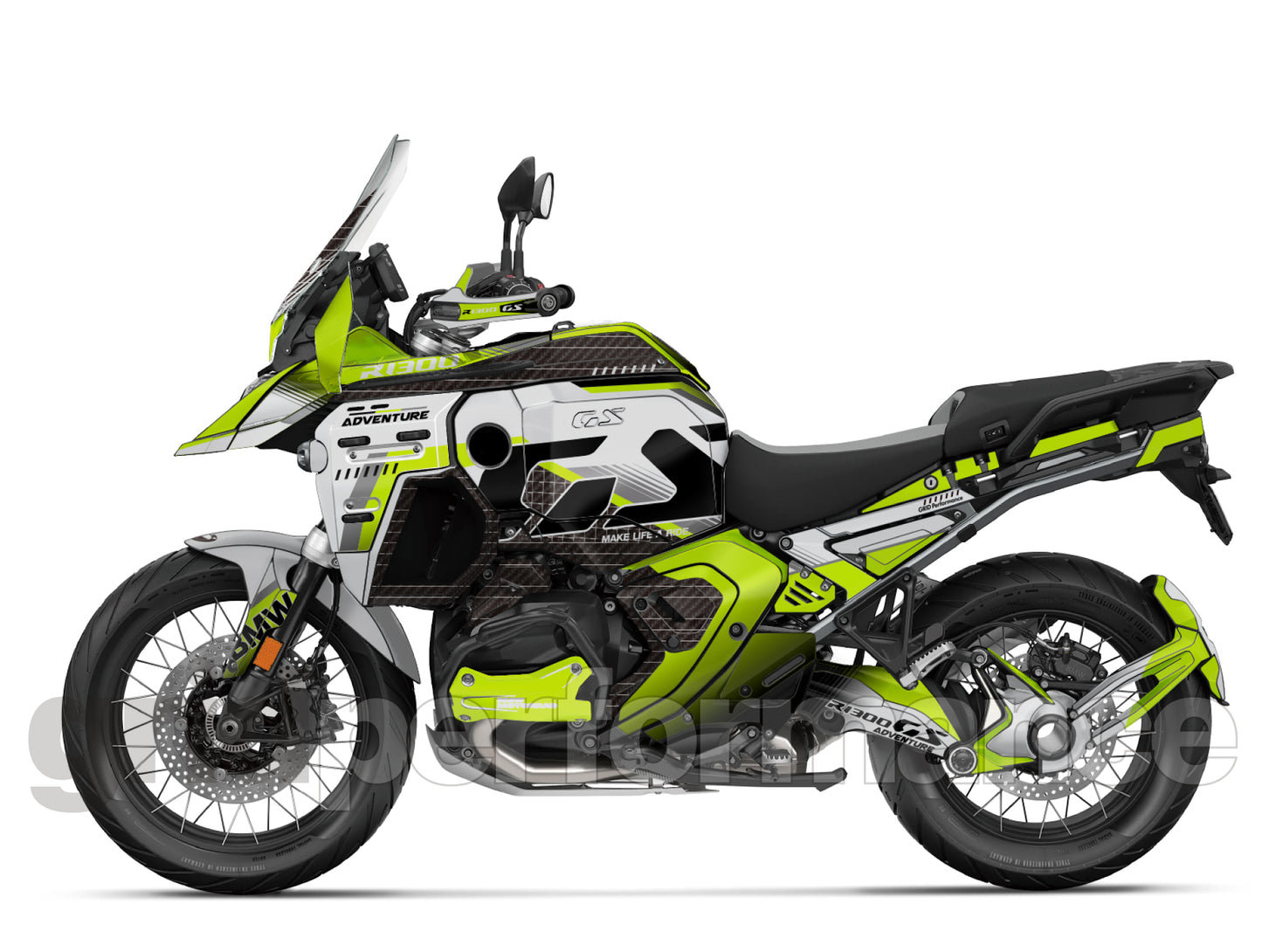 Motorcycle Fairing Decal Vinyl Sticker Kit – For BMW R1300GS ADV Adventure Type (11-3)