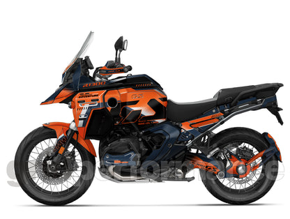 Motorcycle Fairing Decal Vinyl Sticker Kit – For BMW R1300GS ADV Adventure Type (11-6)