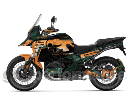 Motorcycle Fairing Decal Vinyl Sticker Kit – For BMW R1300GS ADV Adventure Type (11-9)