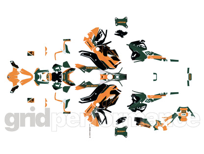 Motorcycle Fairing Decal Vinyl Sticker Kit – For BMW R1300GS ADV Adventure Type (11-9)