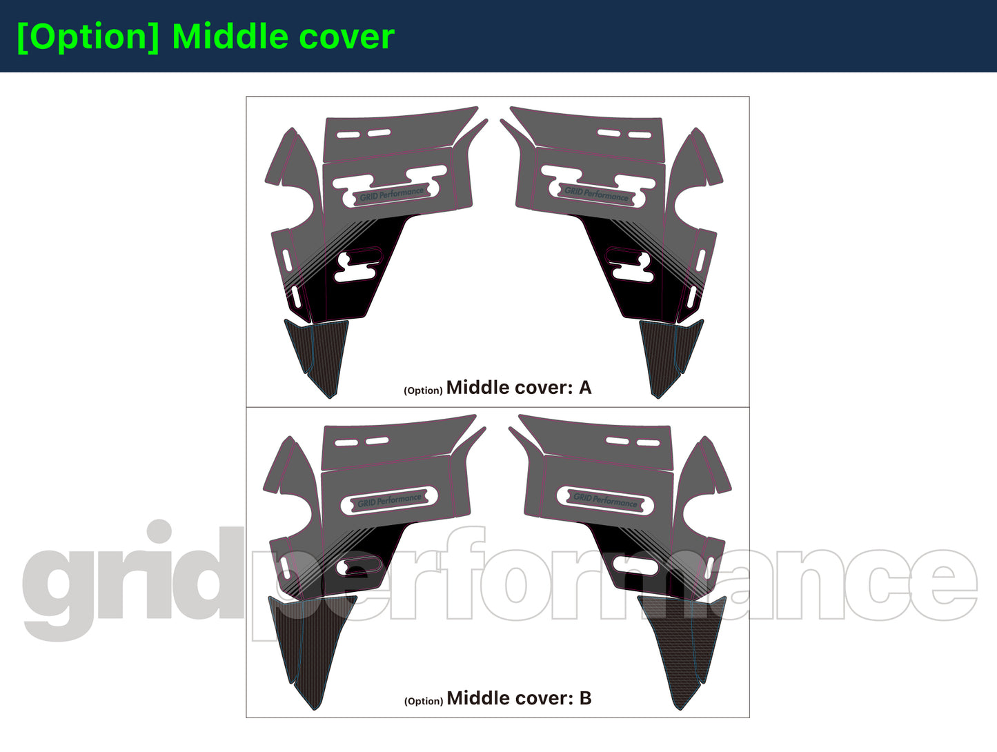 BMW R1300GS ADV Adventure Graphic Decal Sticker Kit (13-5.CHKRD GB BB Carbon)