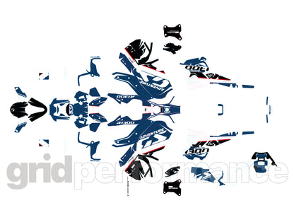 Motorcycle Fairing Decal Vinyl Sticker Kit – For BMW R1300GS ADV Adventure Type (14-1)