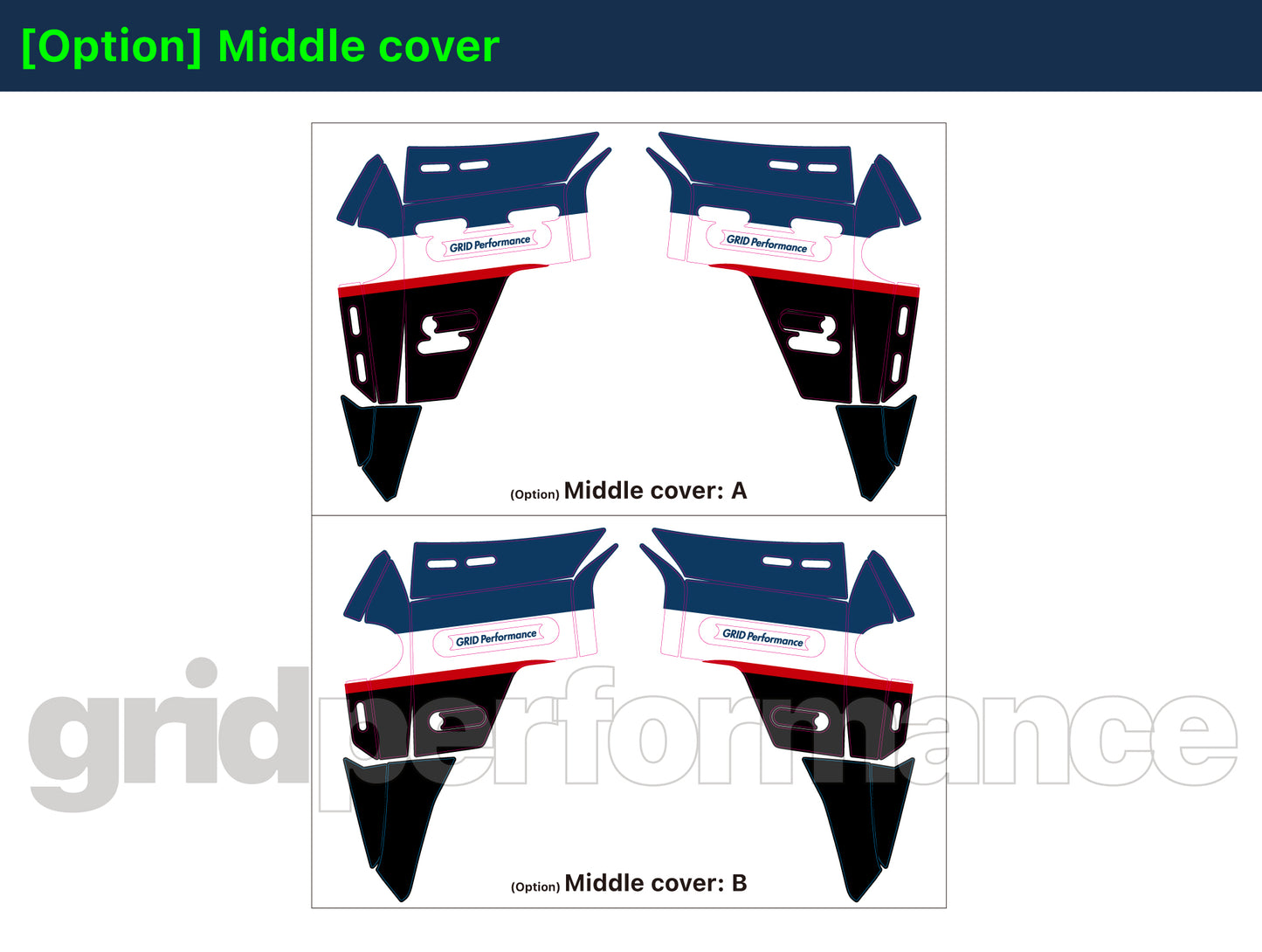 Motorcycle Fairing Decal Vinyl Sticker Kit – For BMW R1300GS ADV Adventure Type (14-1)