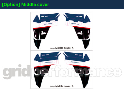 Motorcycle Fairing Decal Vinyl Sticker Kit – For BMW R1300GS ADV Adventure Type (14-1)